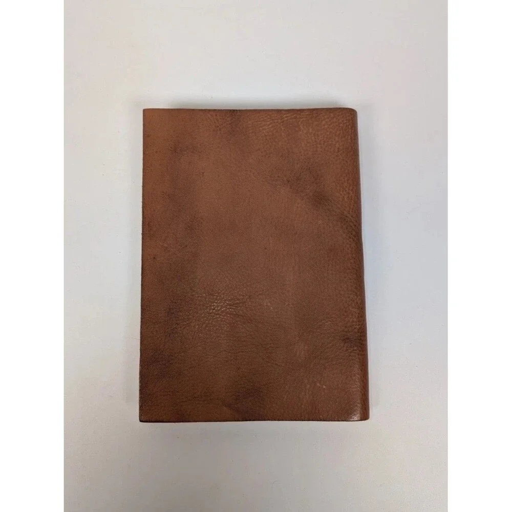 Barnes & Noble Italian Leather Owl Journal Notebook Made in Italy Embossed Cover
